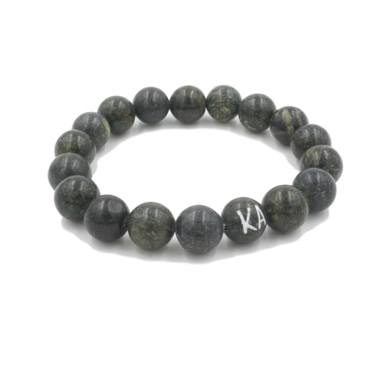 Kinsley Armelle Agate Green Beaded Bracelet 42$